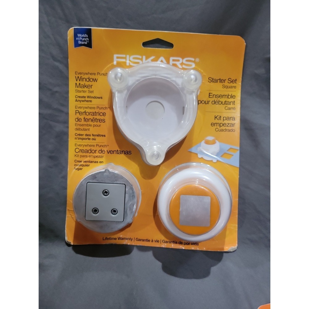 Fiskars 01-005563 Everywhere Punch Window System Starter Set